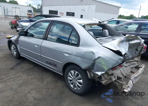 2003 Honda Civic Lx из США, поврежденный, VIN 1HGES16533L026072